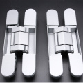 Smooth Right hand and left hand applicable Zinc alloy three direction adjustable concealed hinge
